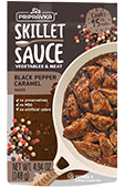 Black pepper caramel sauce