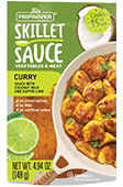 Curry sauce with coconut milk and kaffir-lime