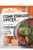 Natural seasoning MINCED MEAT with black pepper and garlic